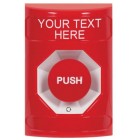 STI SS2001ZA-EN S/Station – Red – Push & Turn-Reset Custom Label